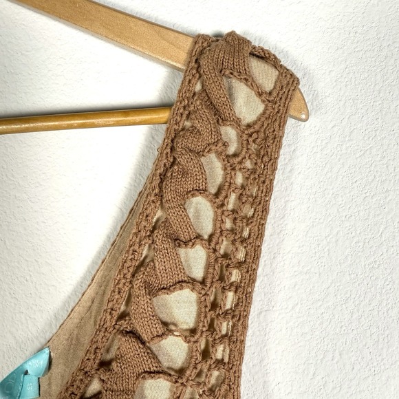 Melissa Odabash Alexis Dress Crotchet Mini Womens Small Coastal Boho Resort Knit - Picture 3 of 10